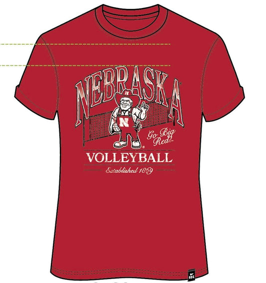 Nebraska Volleyball Tee