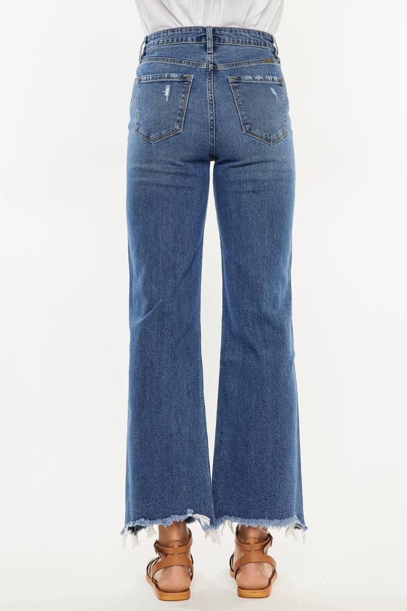 HR SLIM WIDE LEG JEANS