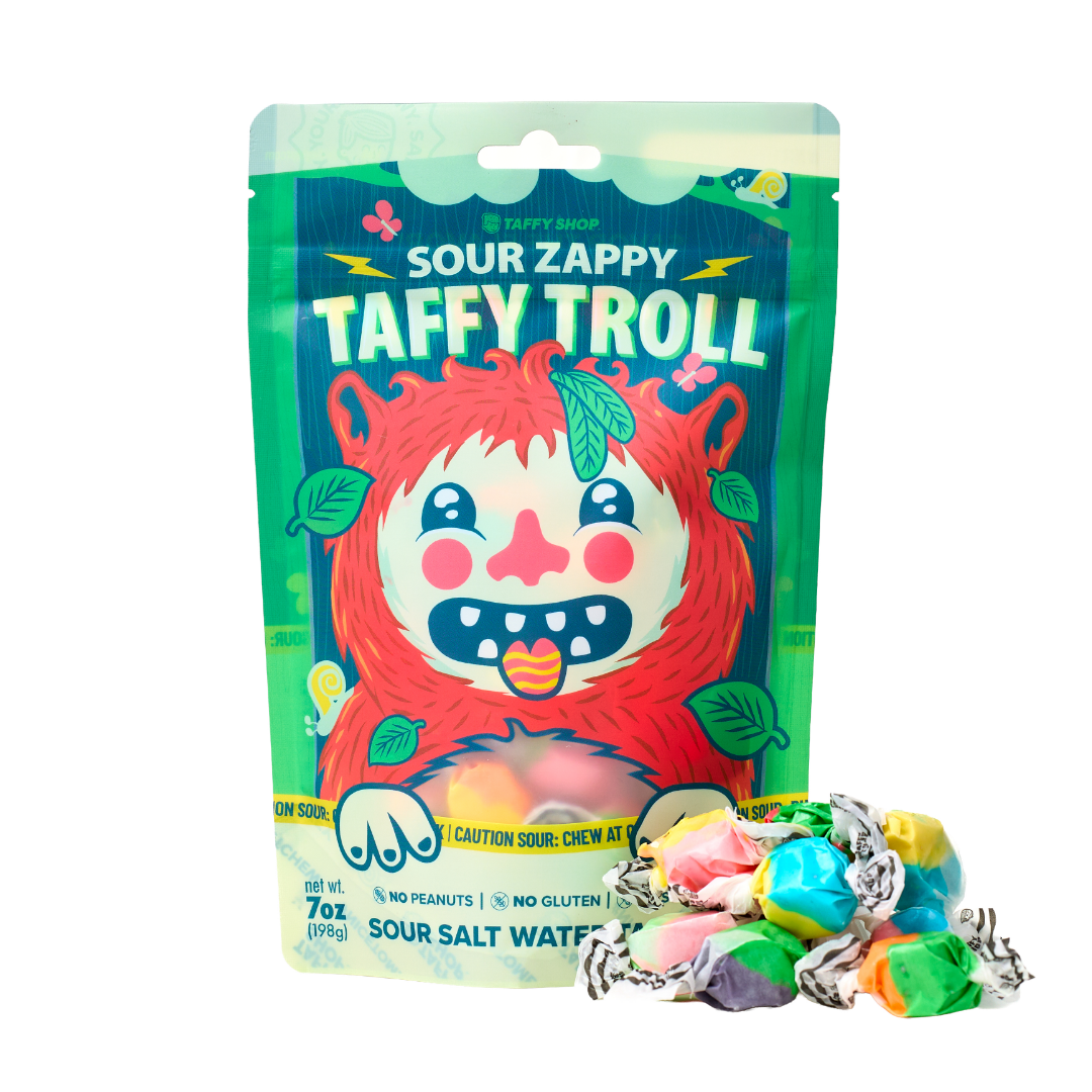 Sour Zappy Taffy Troll Bag