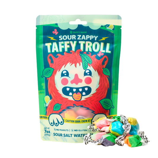 Sour Zappy Taffy Troll Bag