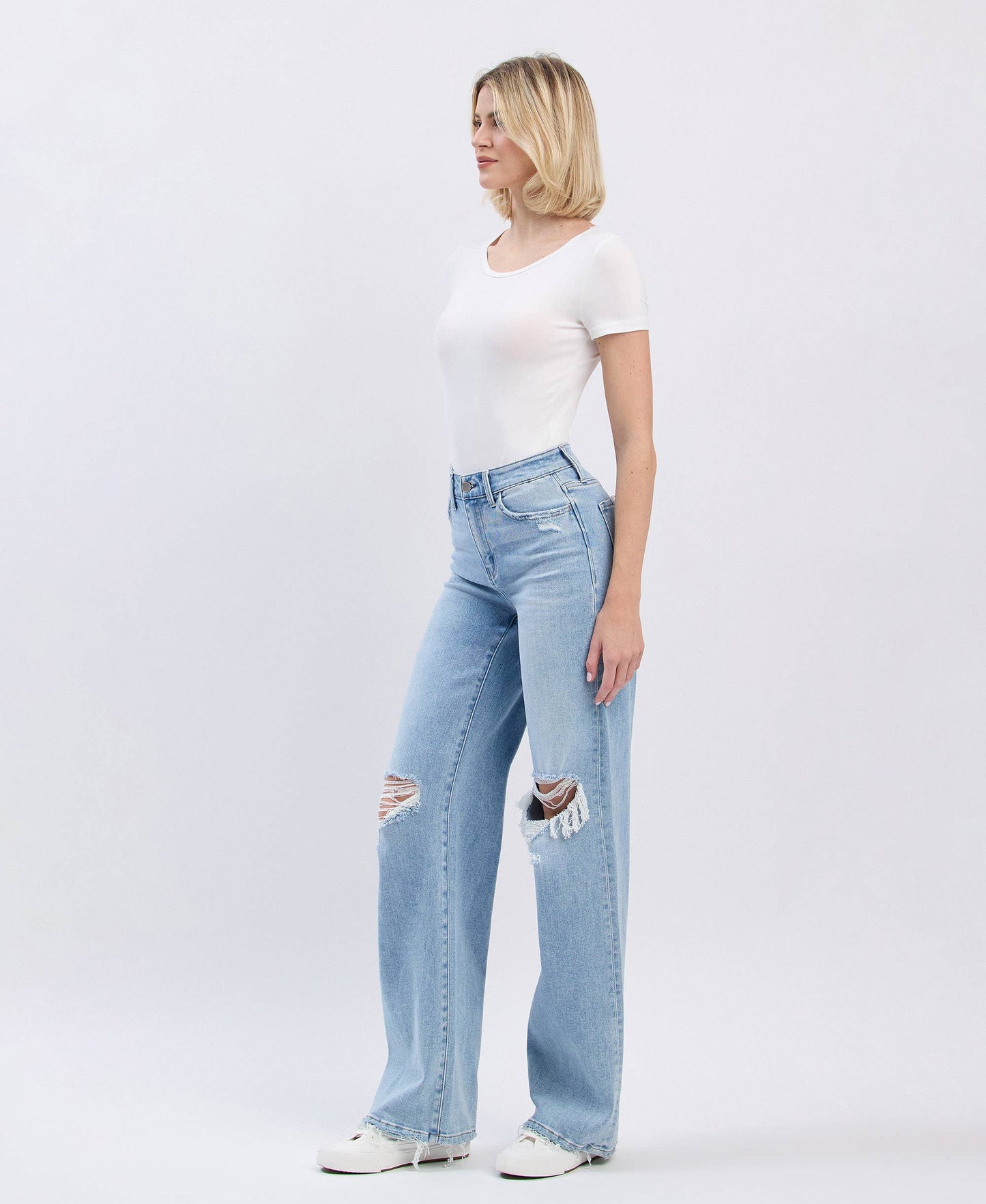 Flying Monkey HR WIDE LEG JEANS