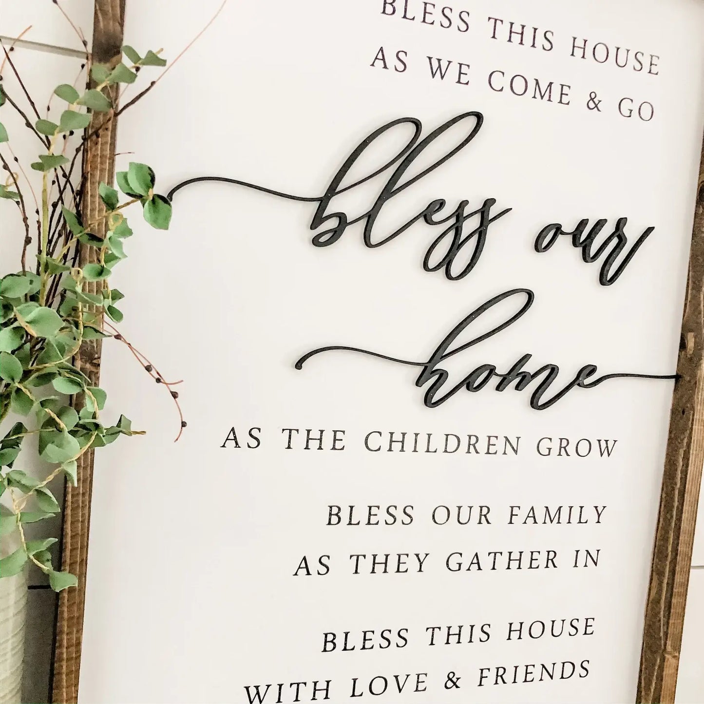 Bless our Home - 16x20