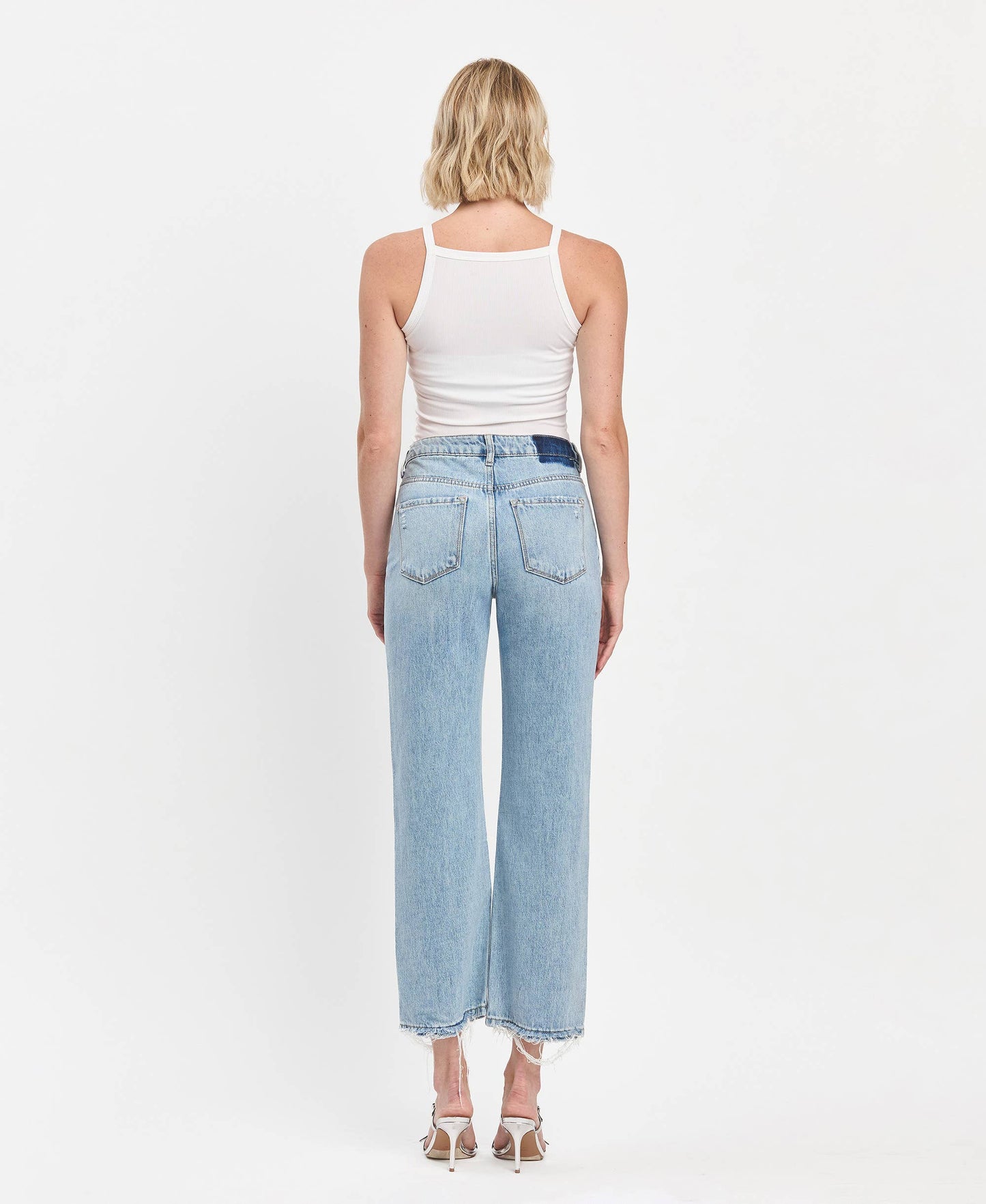 90's HR Slim Wide Jeans