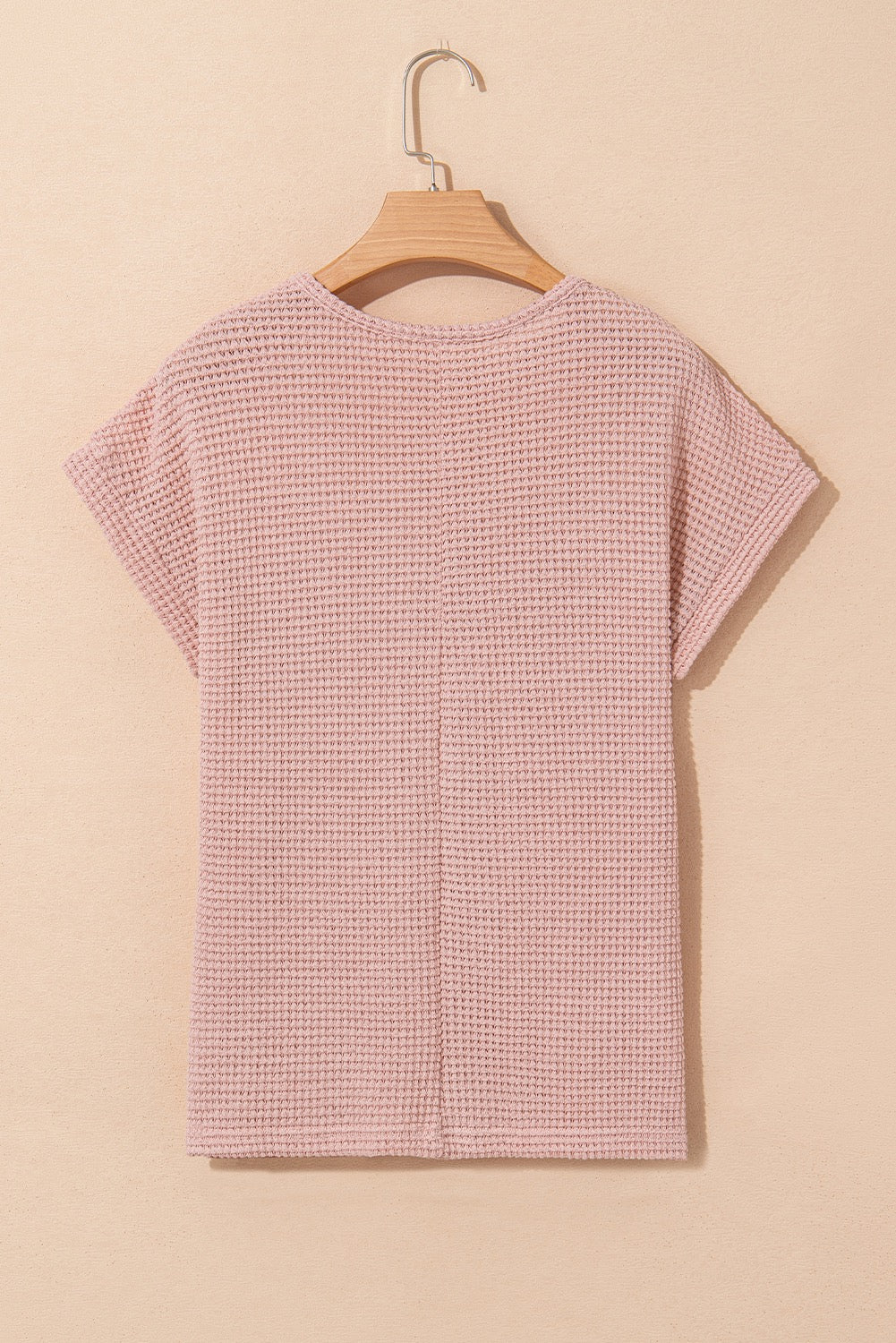 Light Pink Lace SS Top