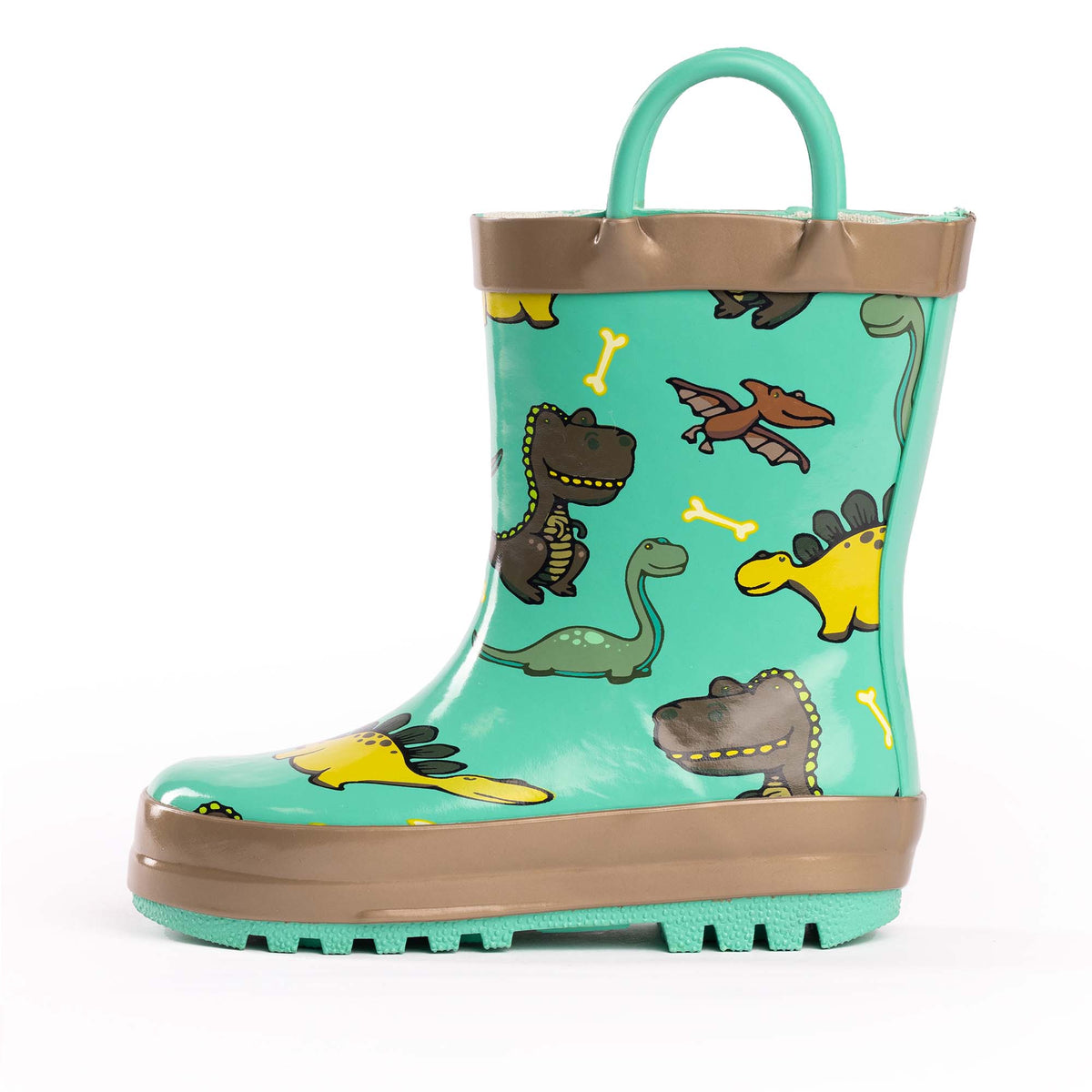Norty Waterproof Rubber Rain Boots for Kids - Boys & Girls -: 13 Little Kid