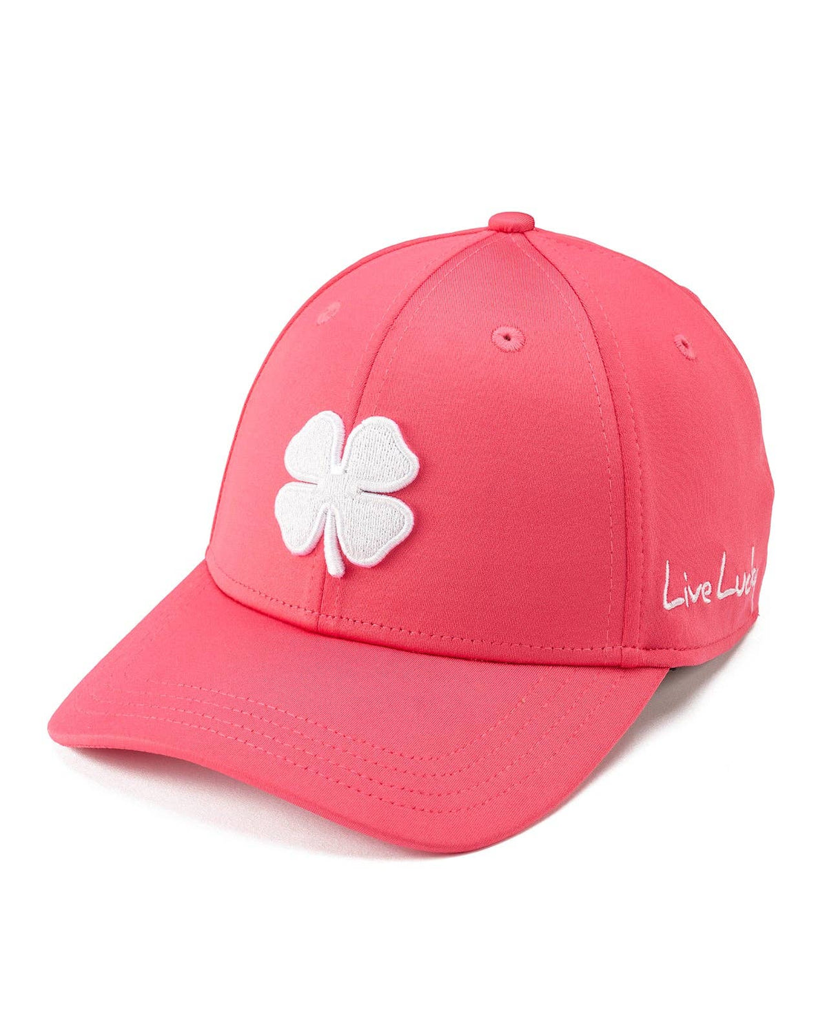 Premium Clover 144 Pink Fitted Performance Hat: L/XL