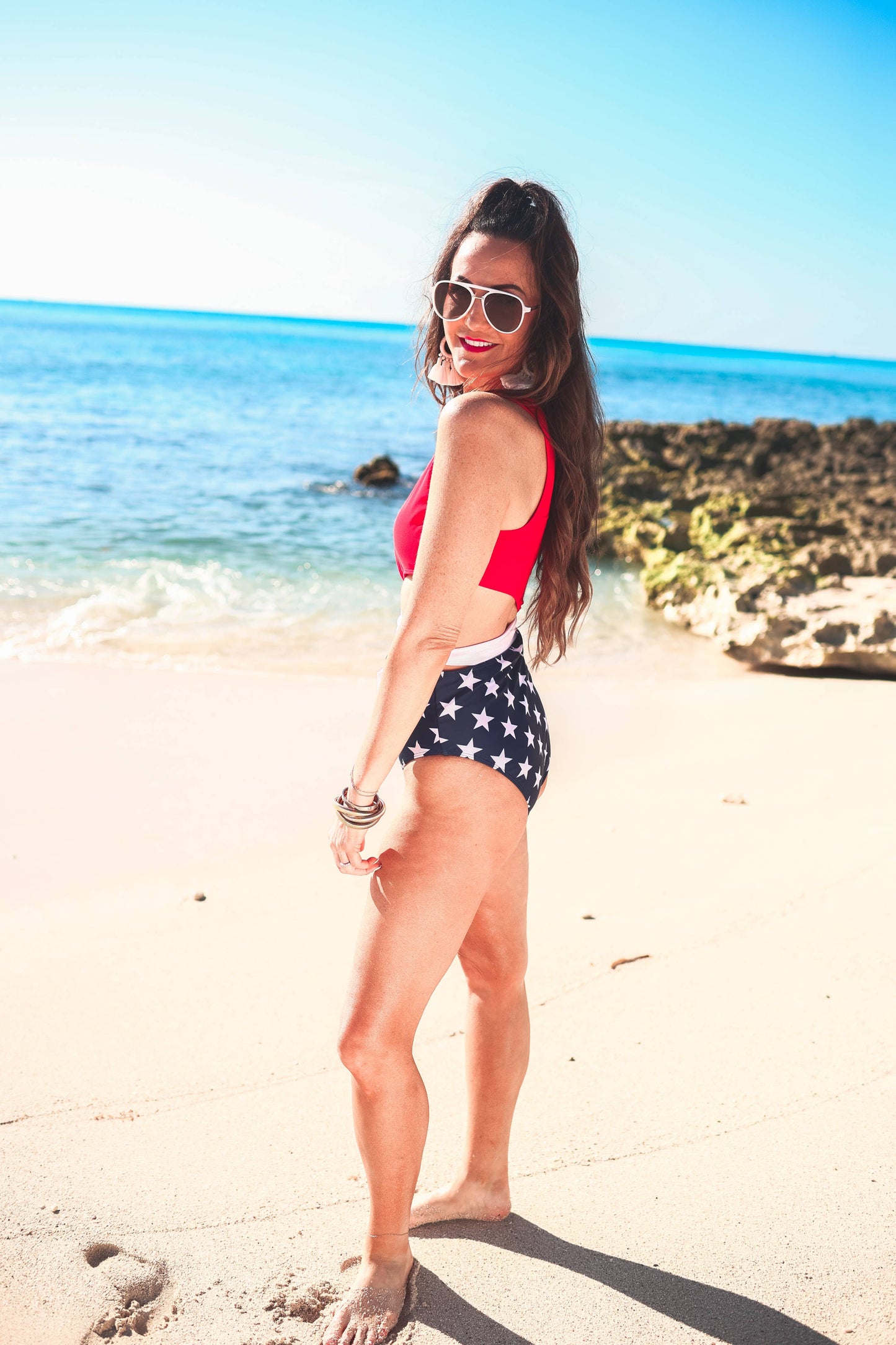 Liberty Island Tie Swimsuit