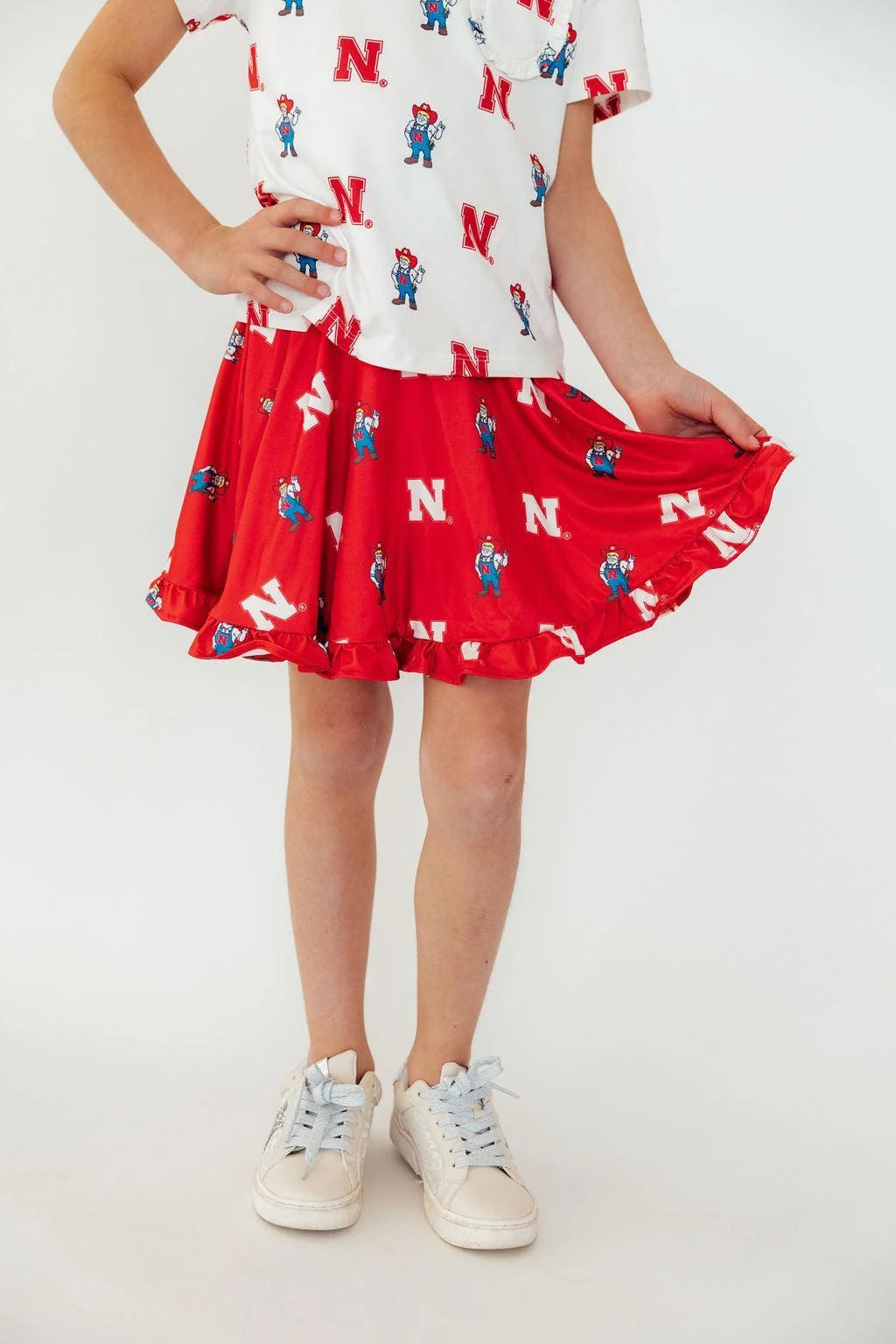 Herbie Husker Twirl Skort