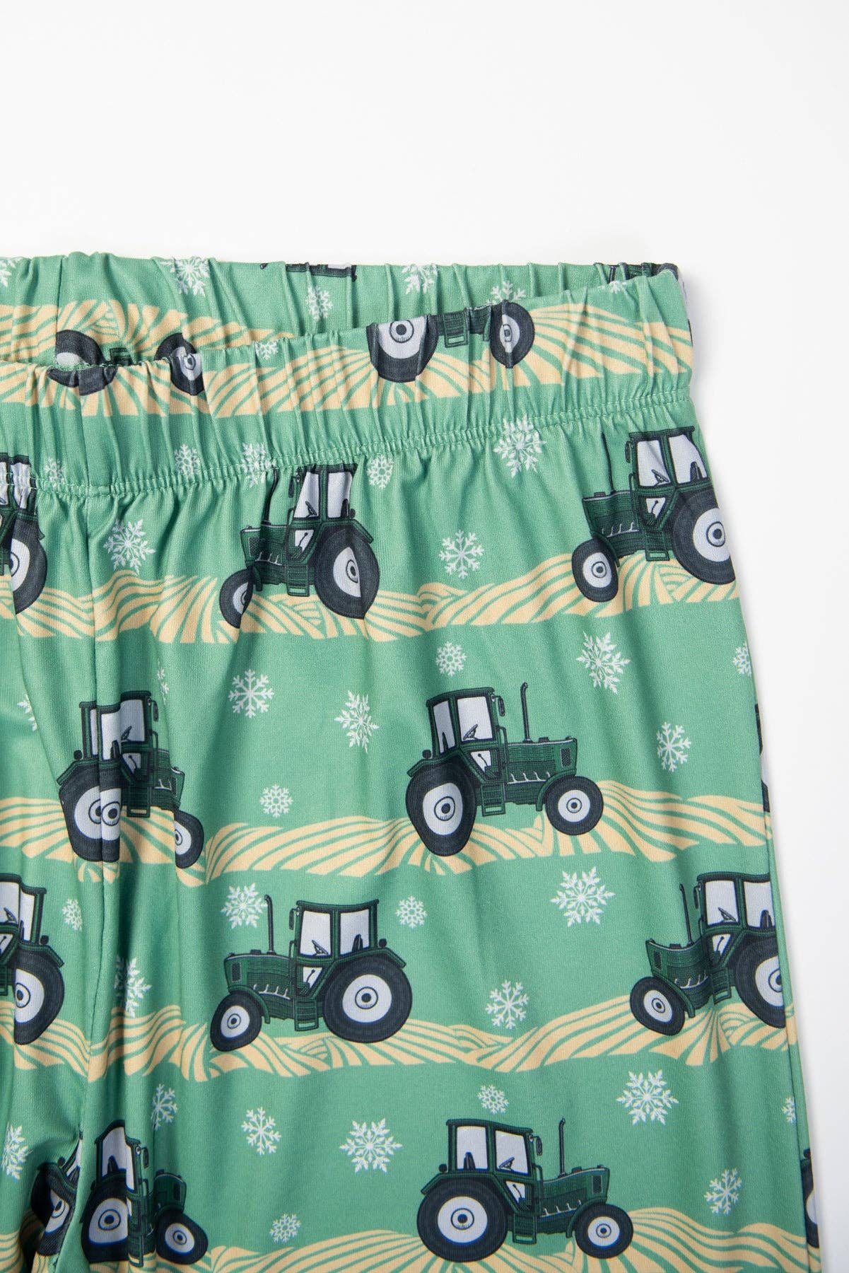 Green Tractor Pajama Pants