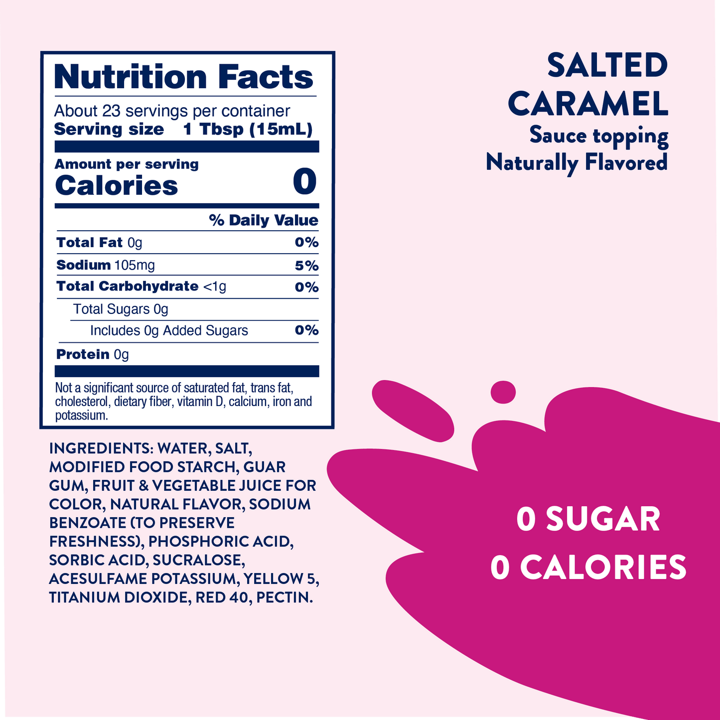 Sugar Free Salted Caramel Sauce