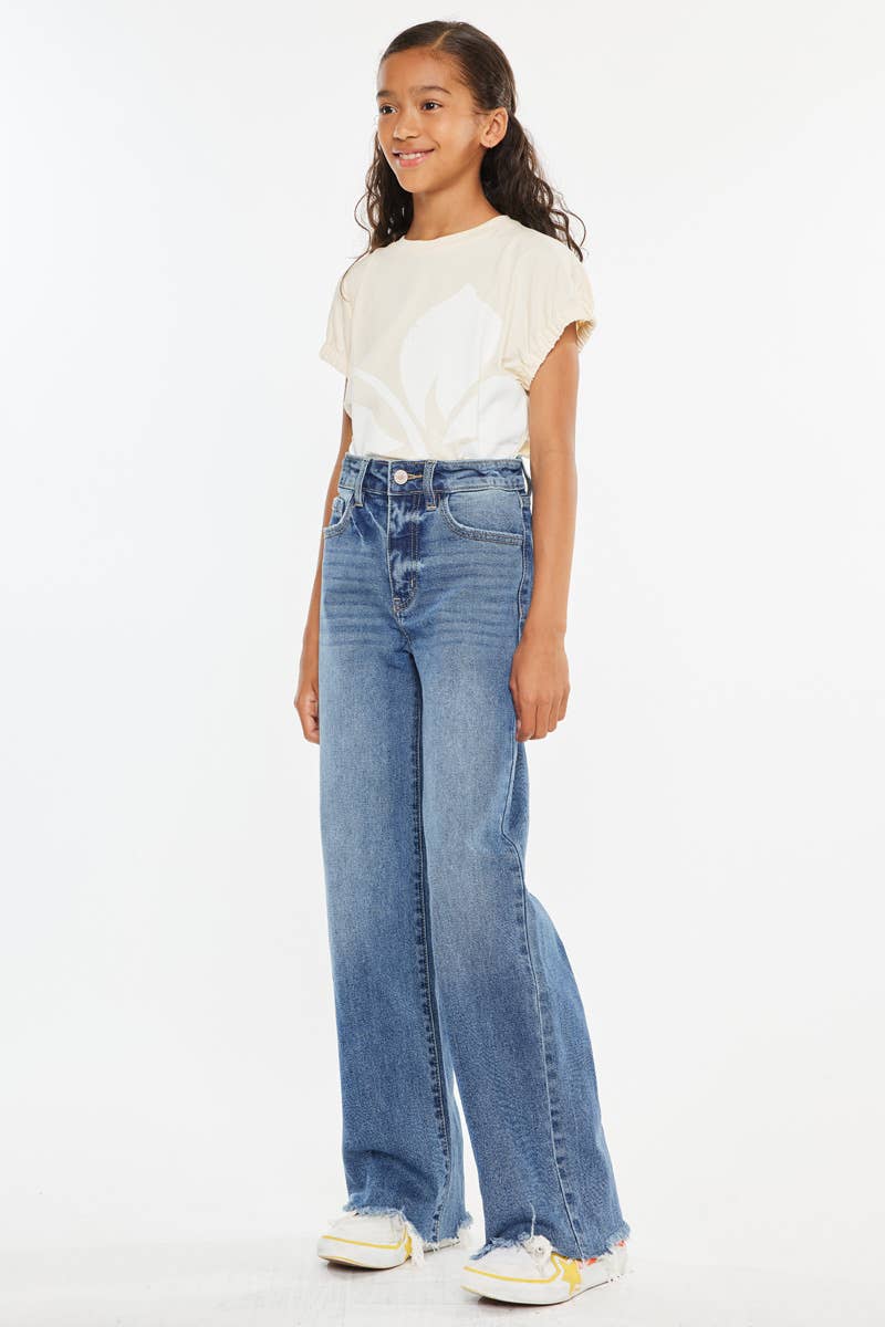 Youth Kancan High Rise Slim Wide Jeans