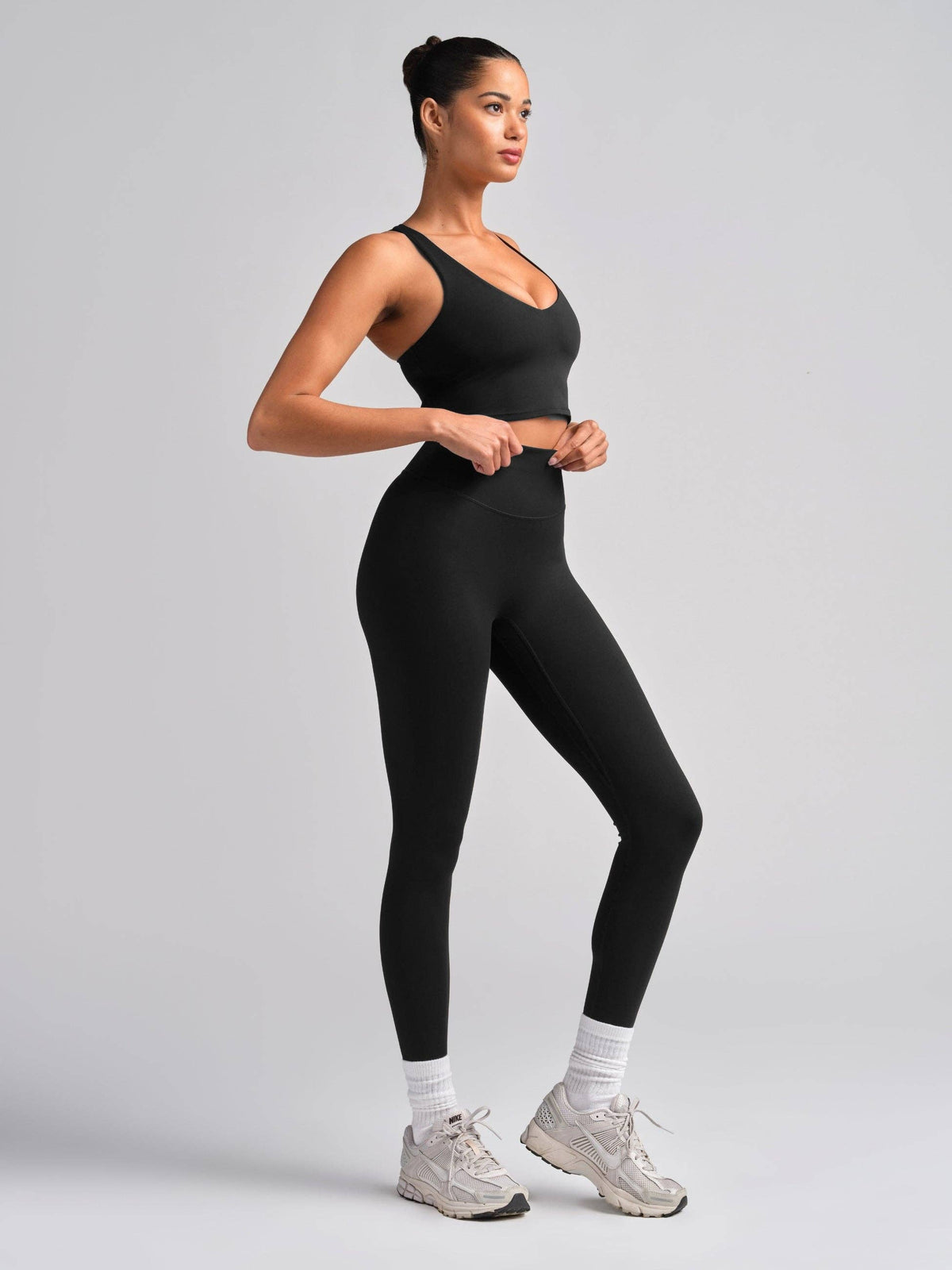 ComfrtCore™ High-Waist Leggings: Onyx Black
