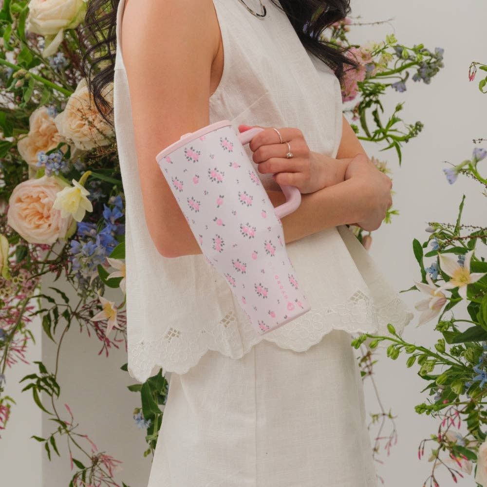 Wildrose HydroJug 32 oz Traveler Tumbler: Wildrose