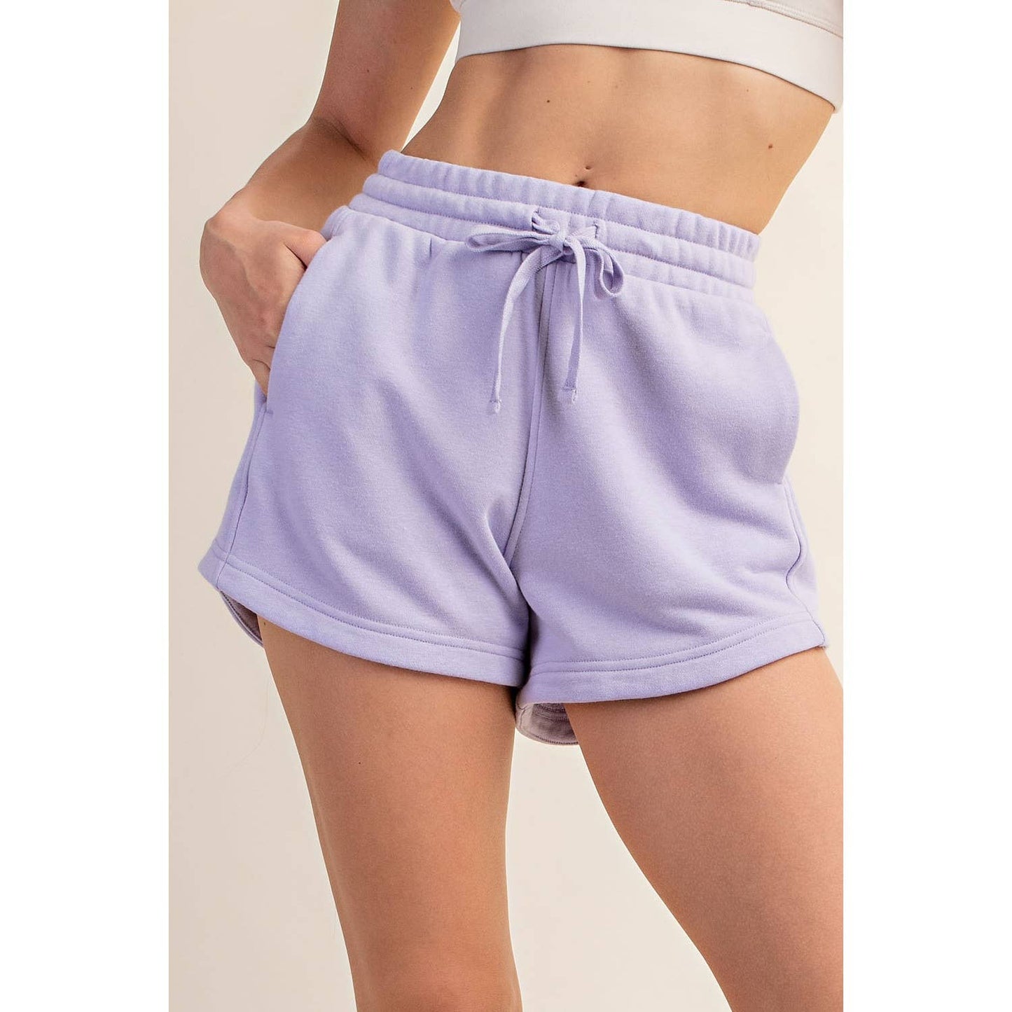 FRENCH TERRY BASIC SHORT: Fresh Mint / S-M-L(2-2-2)