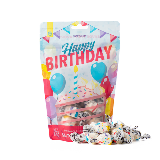 Happy Birthday Taffy Bag