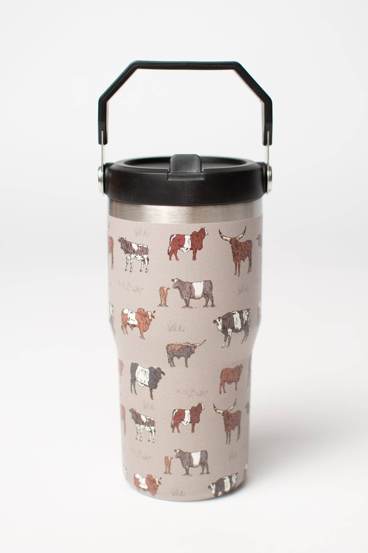 Vintage Cattle 20oz Kids Bucket Handle Tumbler