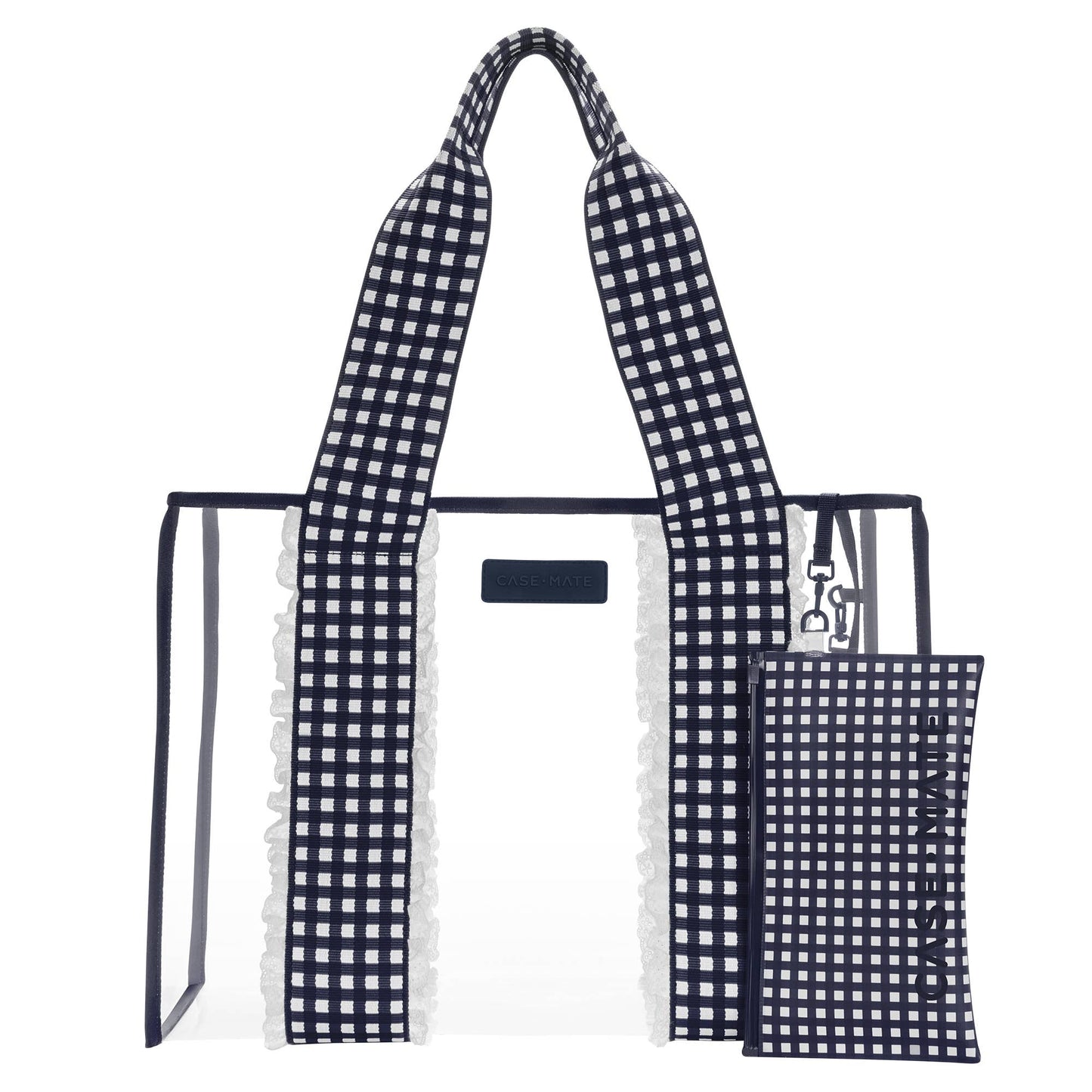 Case-Mate Navy Gingham Tote Bag