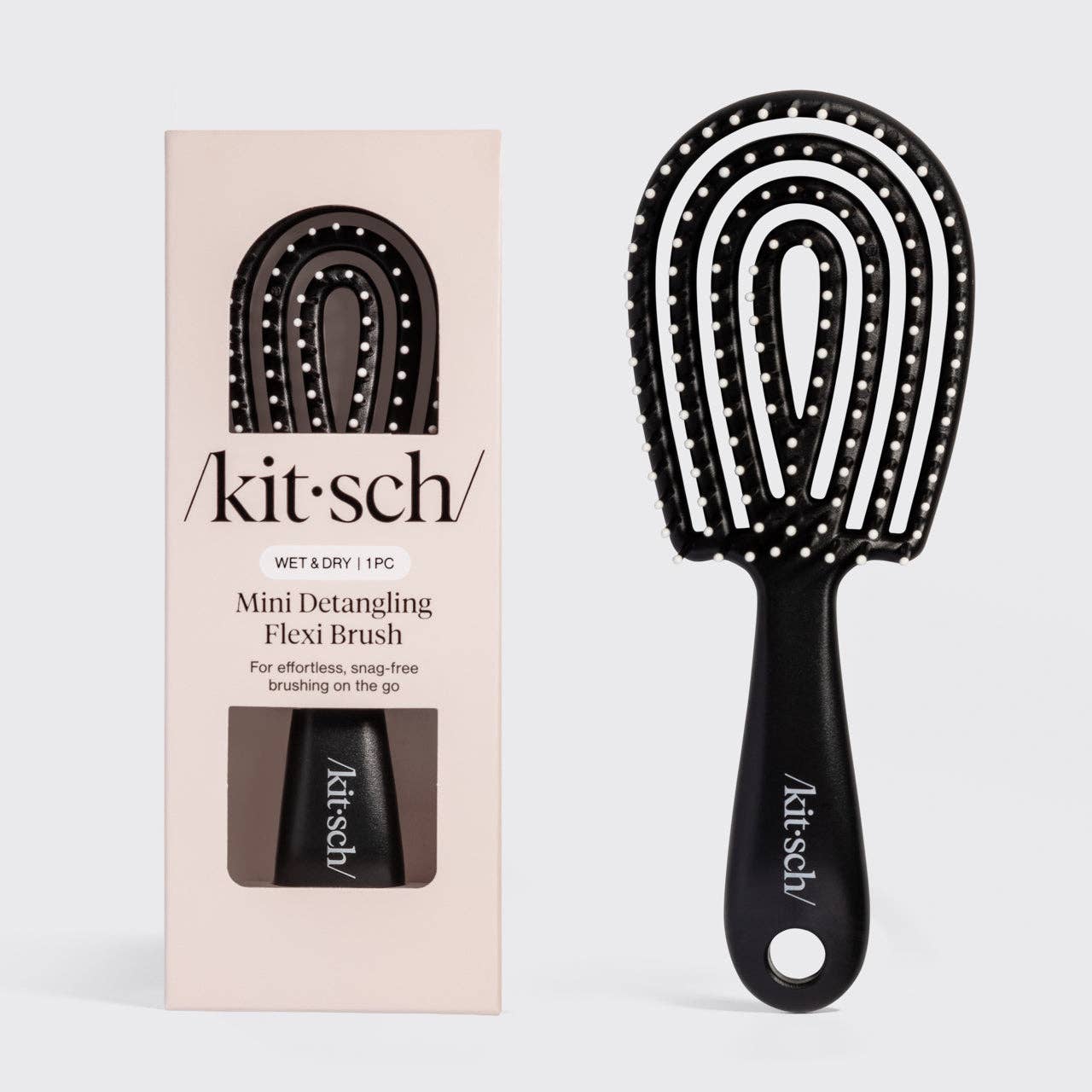 Mini Black Detangling Flexi Brush
