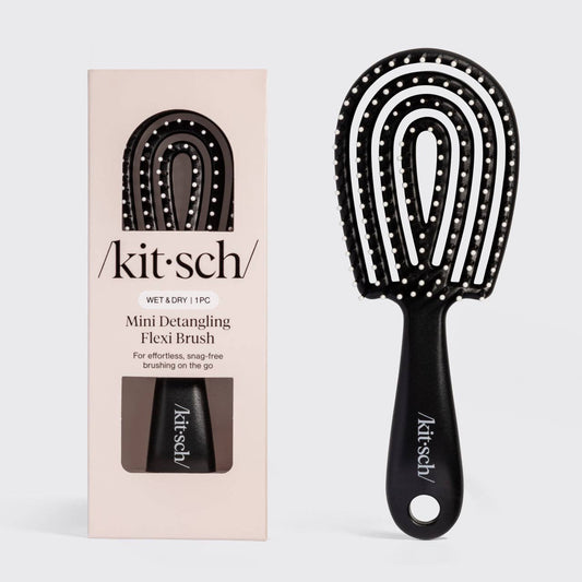 Mini Black Detangling Flexi Brush