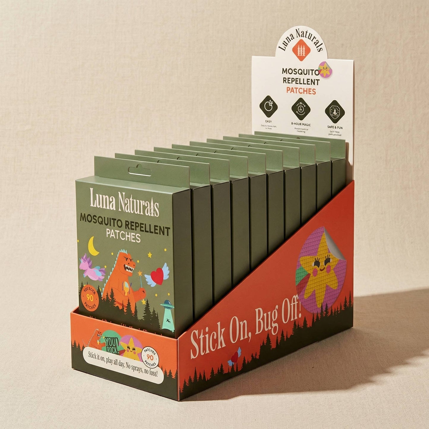Kids Mosquito Repellent Patches — Natural | Counter