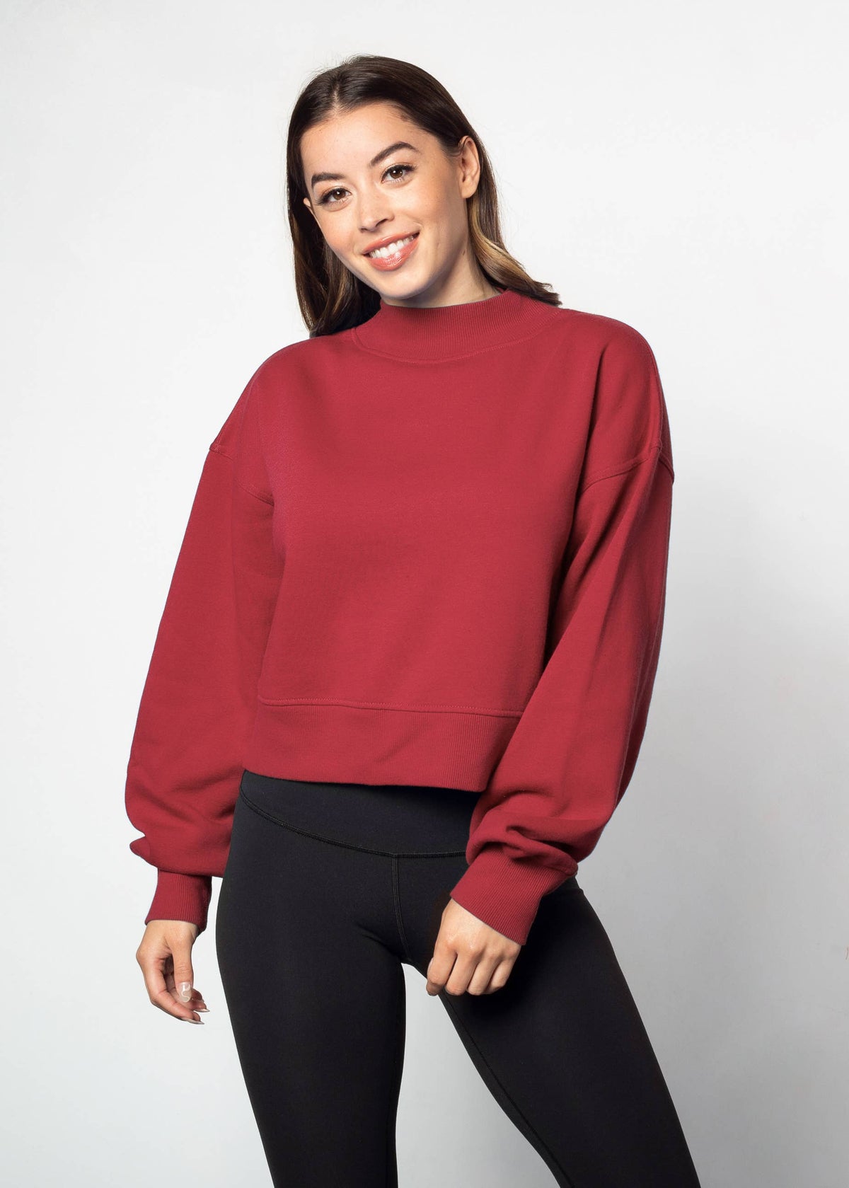 Hailey Sweatshirt, All Colors: Ash Grey / M