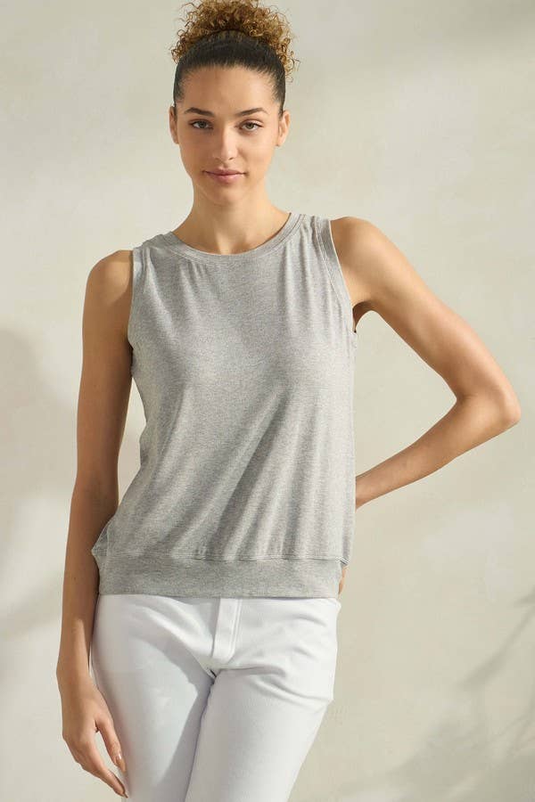 Viscose Crew Neck Tank