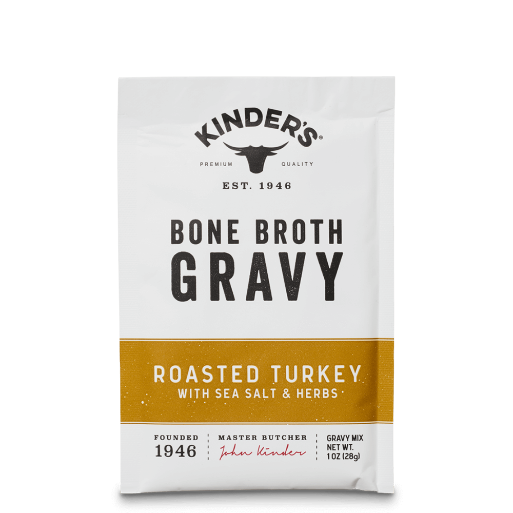Roasted Turkey Bone Broth Gravy