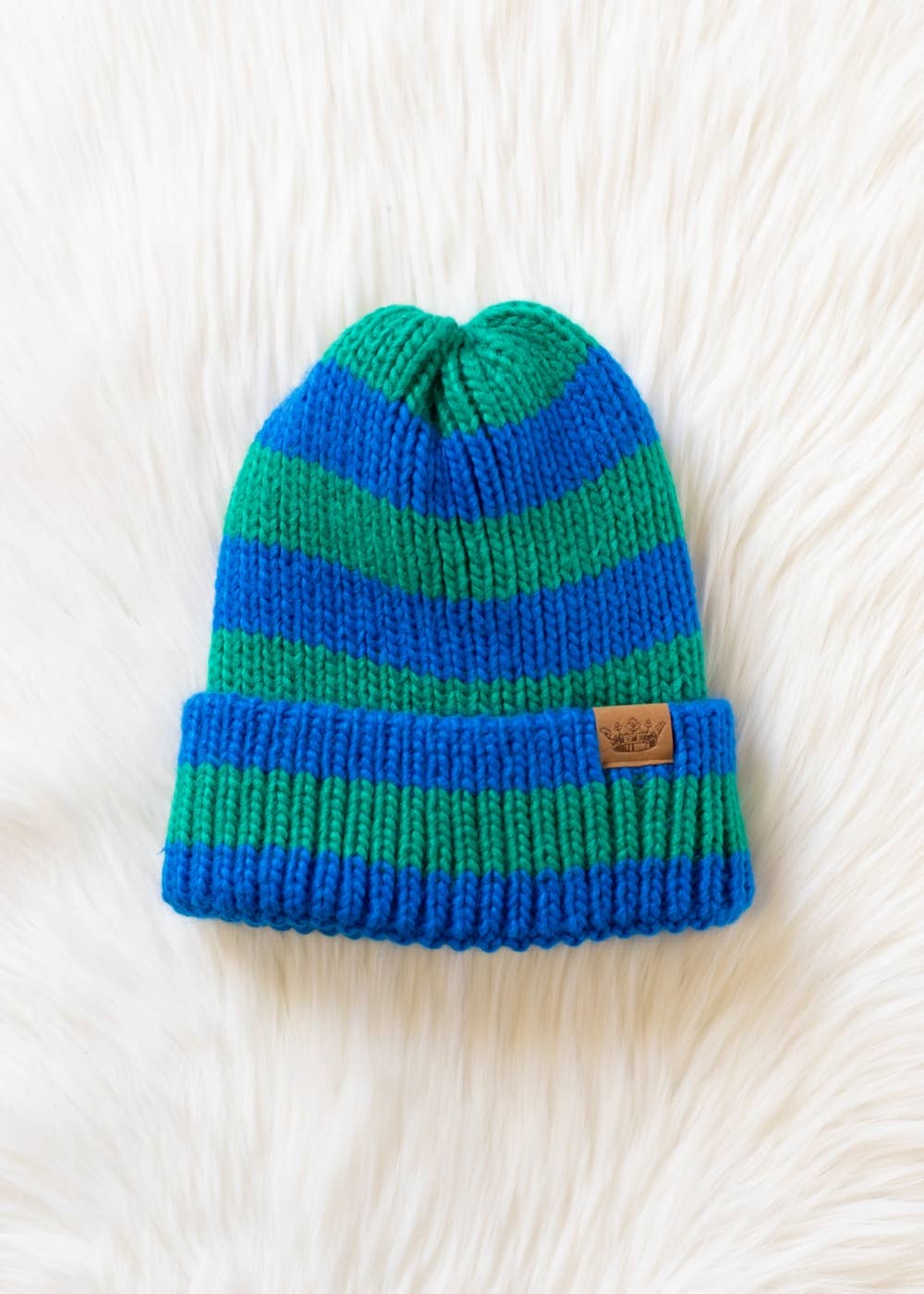 Striped Knit Beanie