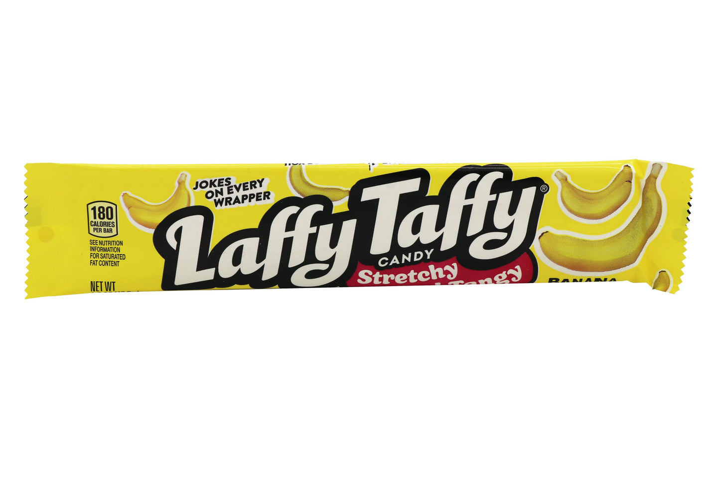 Laffy Taffy Candy 1.5oz Bars, Banana, 24ct
