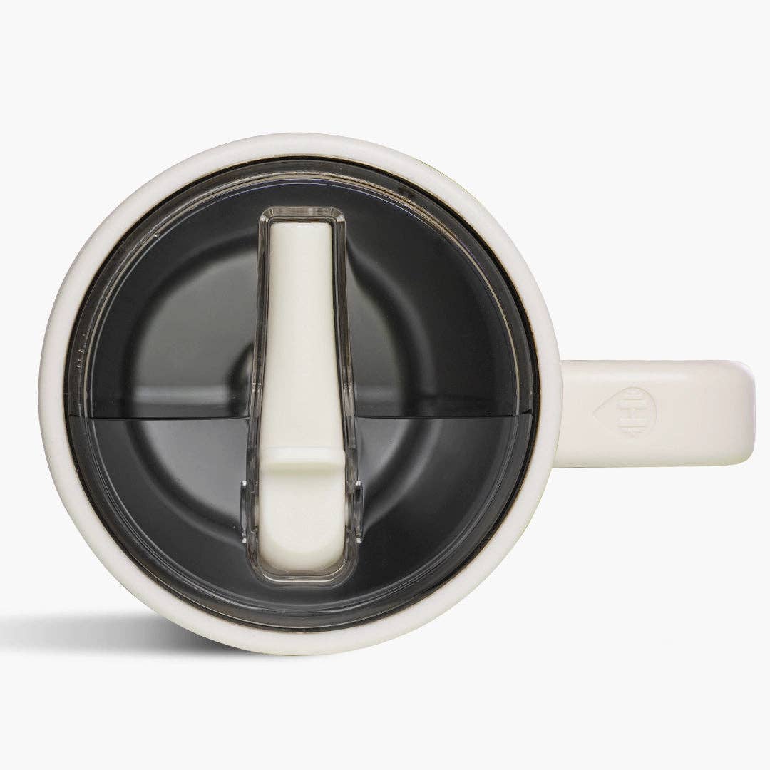 Cream HydroJug 32 oz Traveler Tumbler: Cream