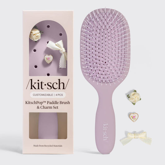 KitschPop™️ Paddle Brush - Soft Violet