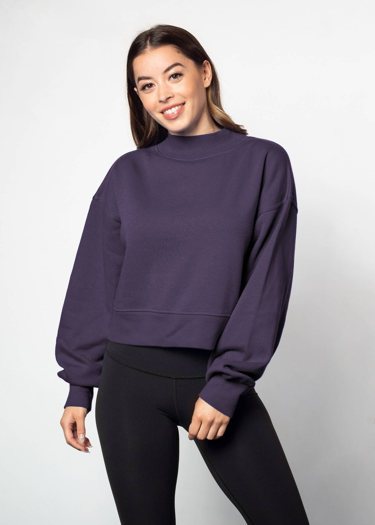 Hailey Sweatshirt, All Colors: Ash Grey / M