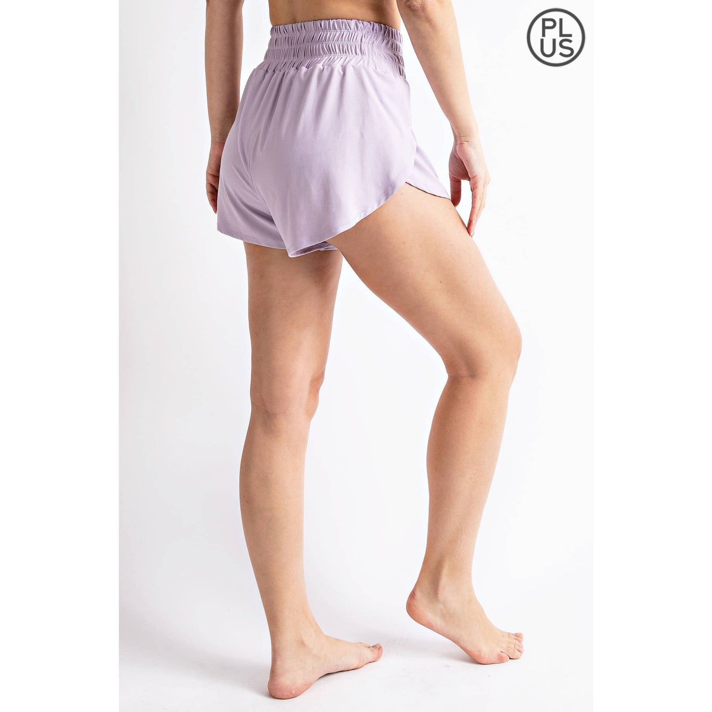 PLUS SIZE TRACK SHORTS