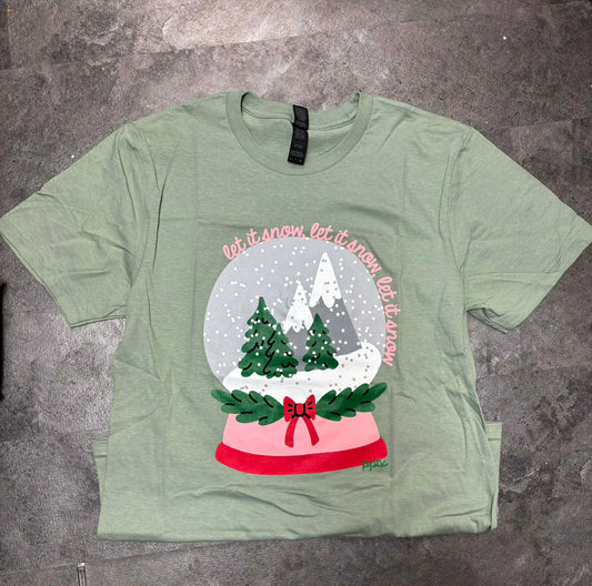 Let it Snowglobe Tee