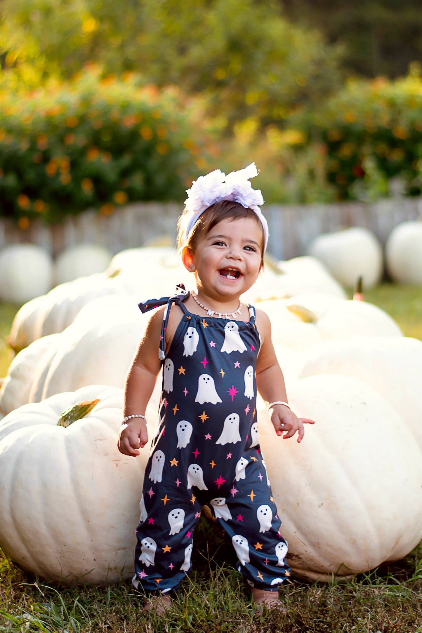 Addison Adjustable Strap Jumpsuit - Black Ghost Sparkles: 0-3months