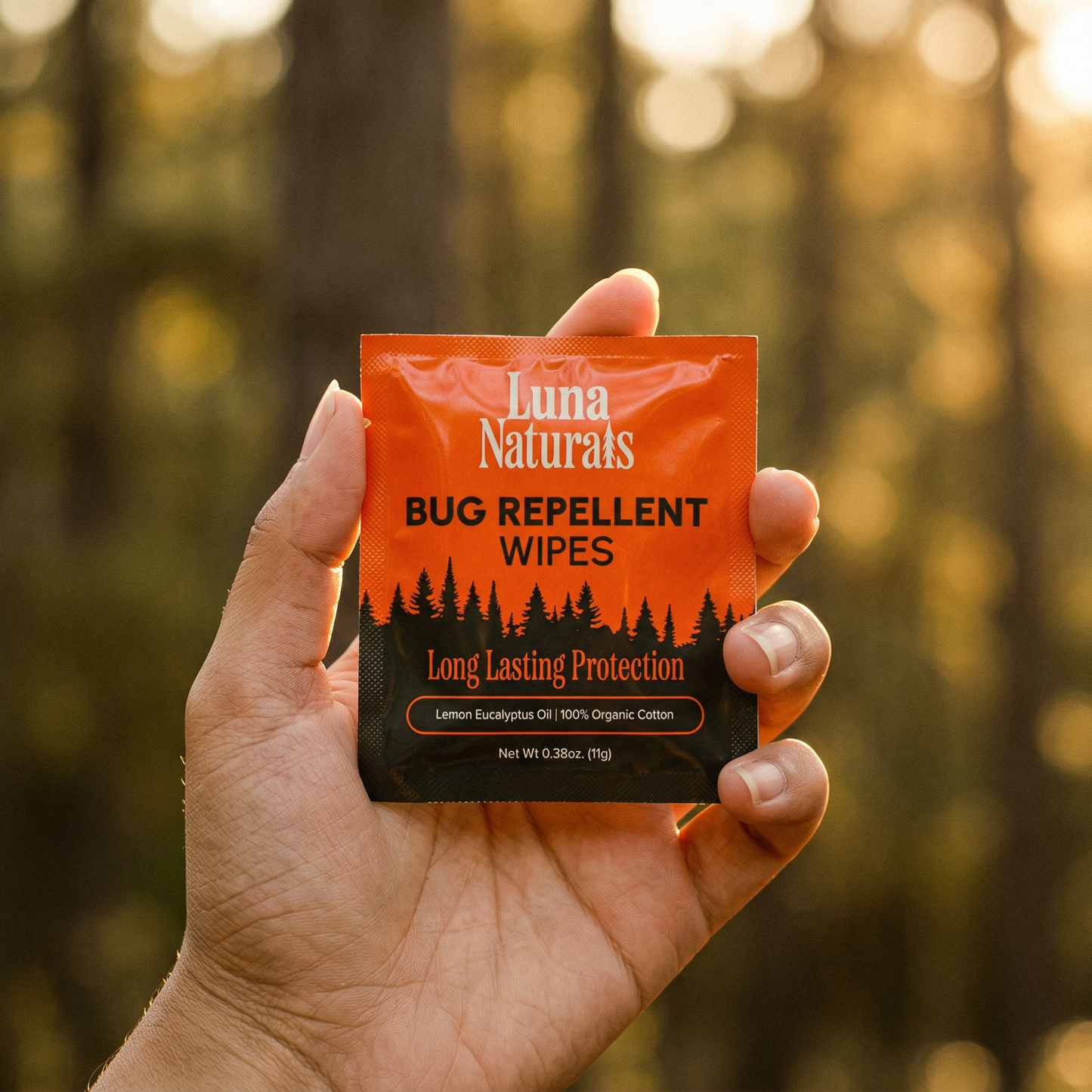 Natural Bug Repellent Wipes — Lemon Eucalyptus | 15ct