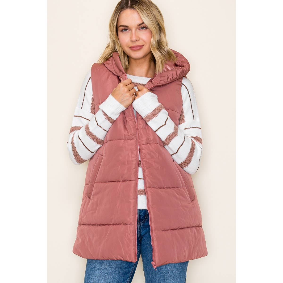 Hooded Puffer Vest