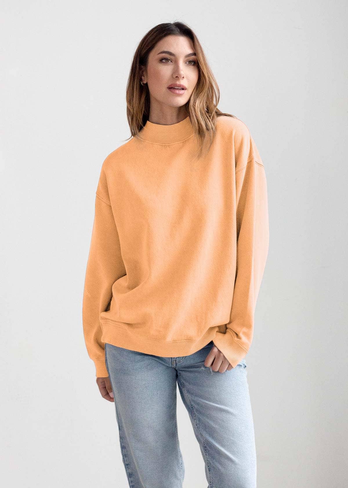 Mock-Neck / Melon