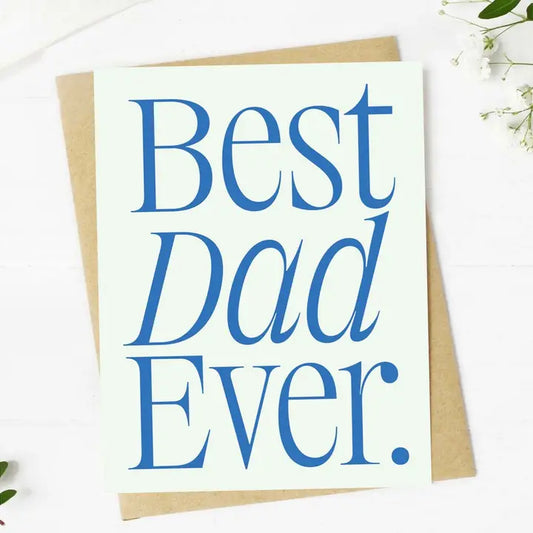 best dad ever card