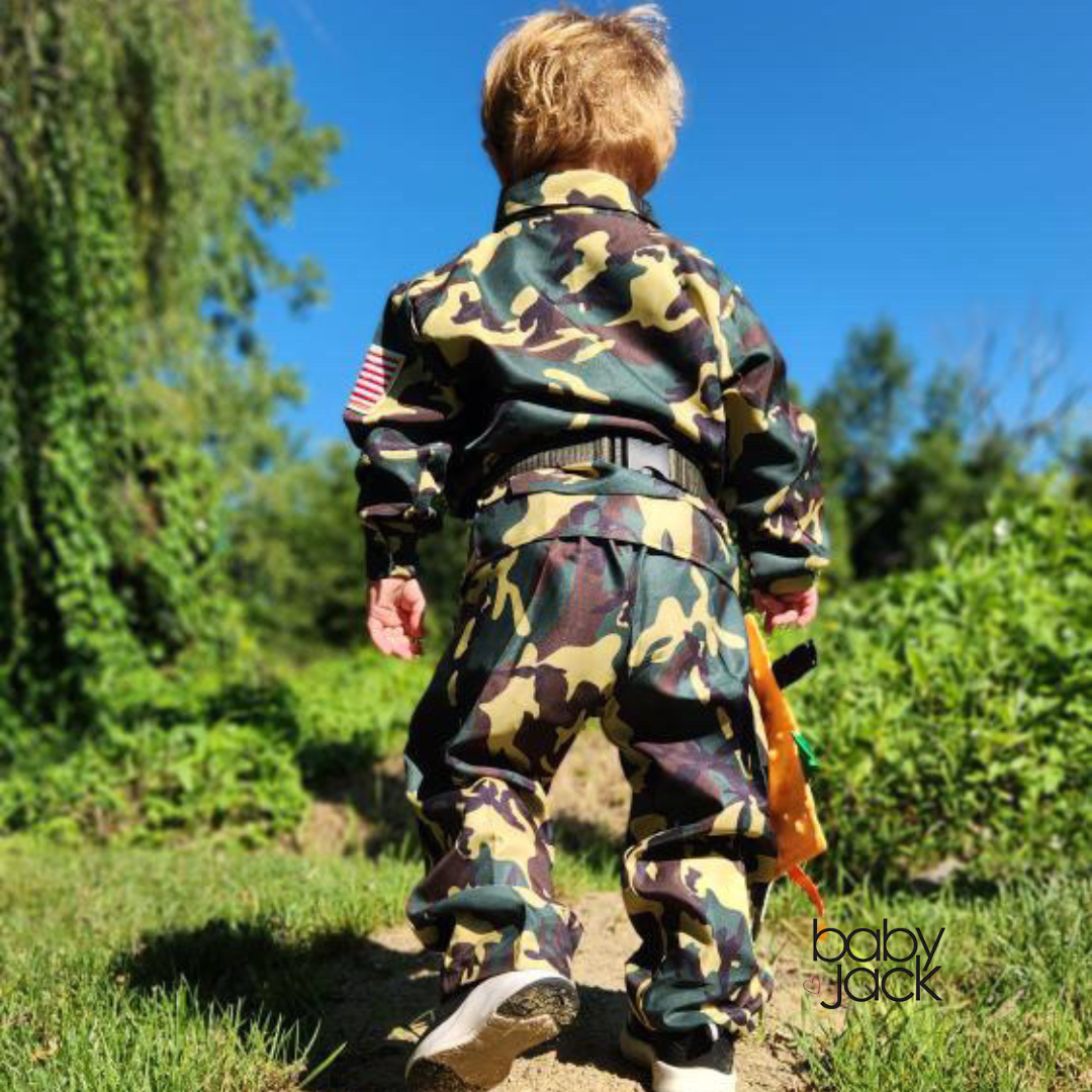 Camouflage Woods Hunting Blaze Orange Crinkle Tag Square Toy