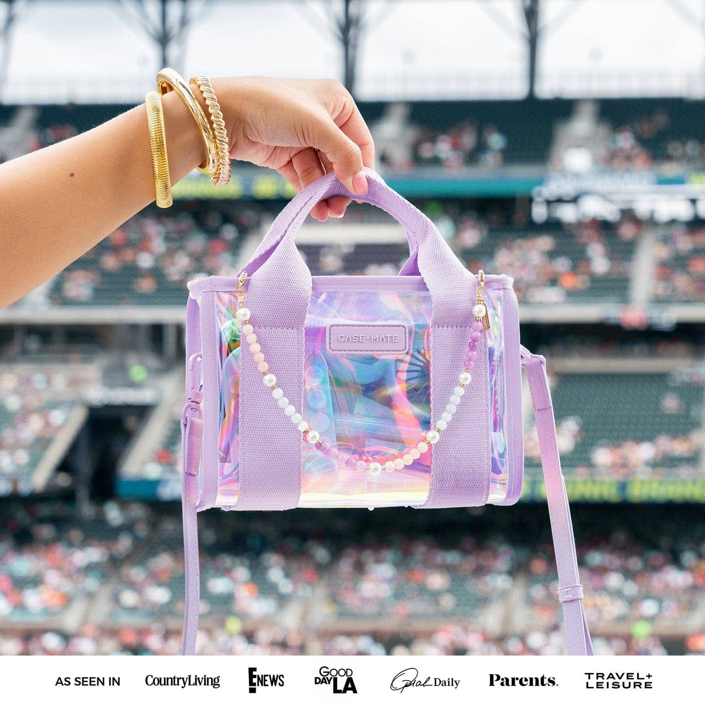 Case-Mate Clear Stadium Bag: Iridescent