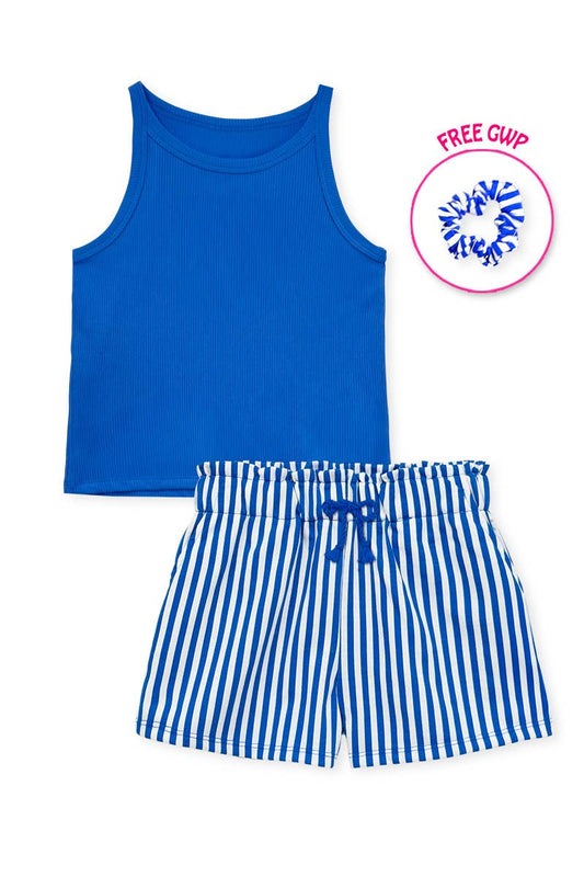 Girl's Set: Blue