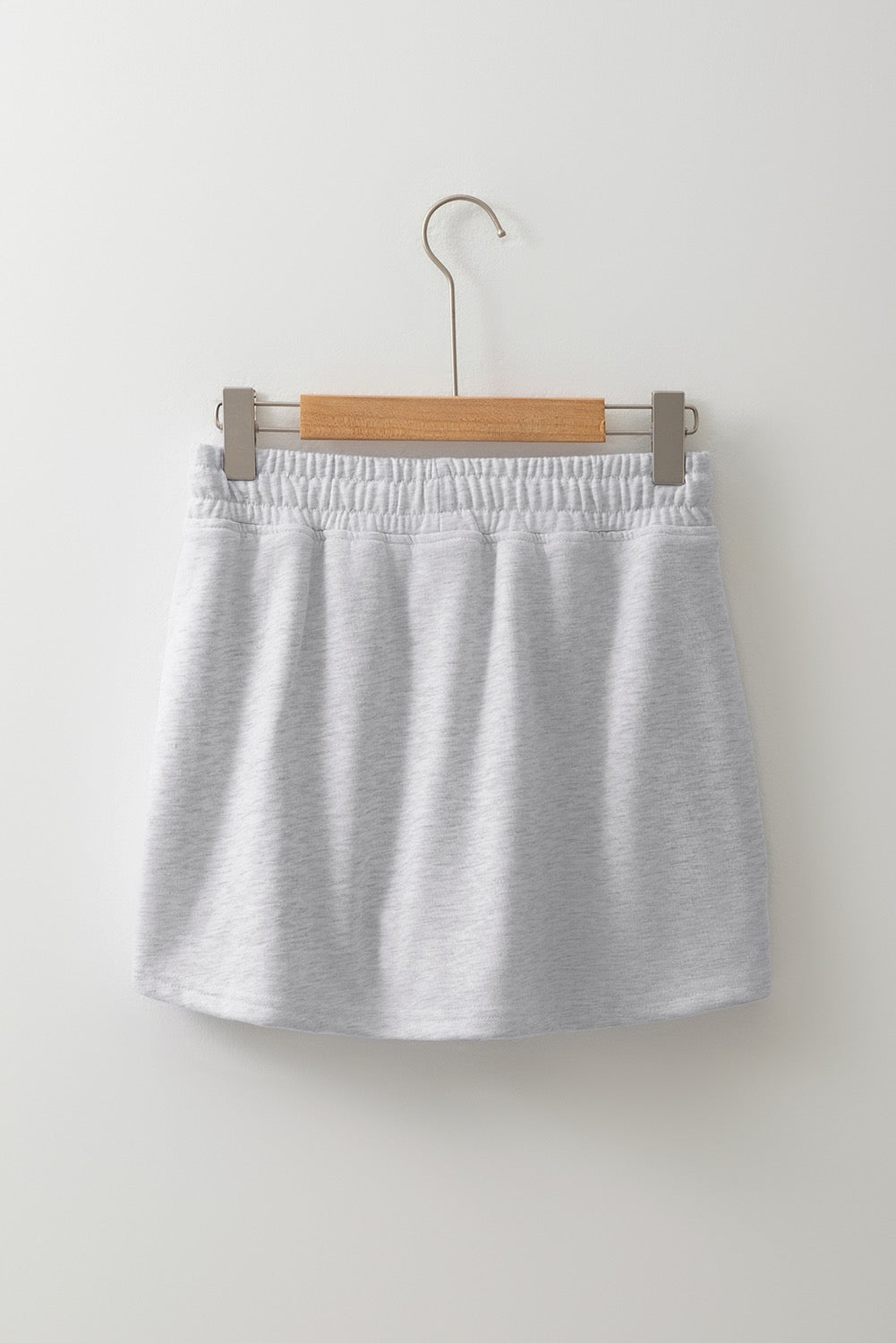 Light Grey French Terry Skort