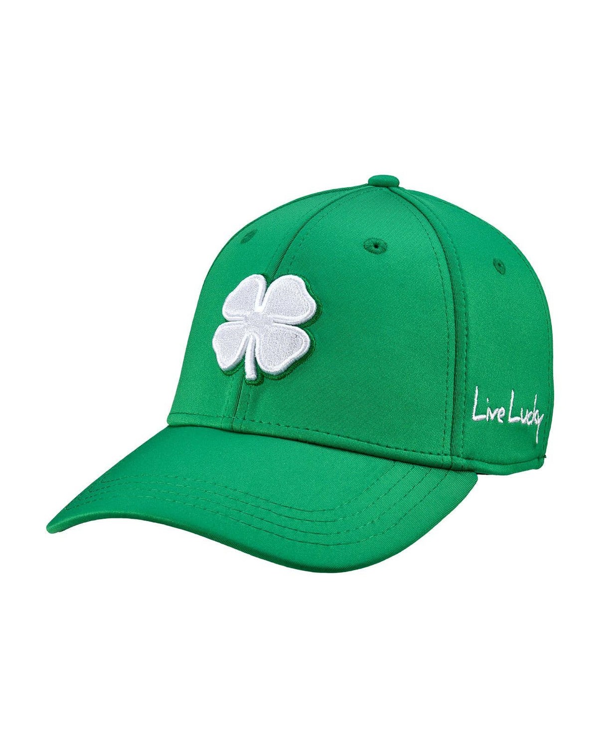 Premium Clover 58 Green Fitted Performance Hat