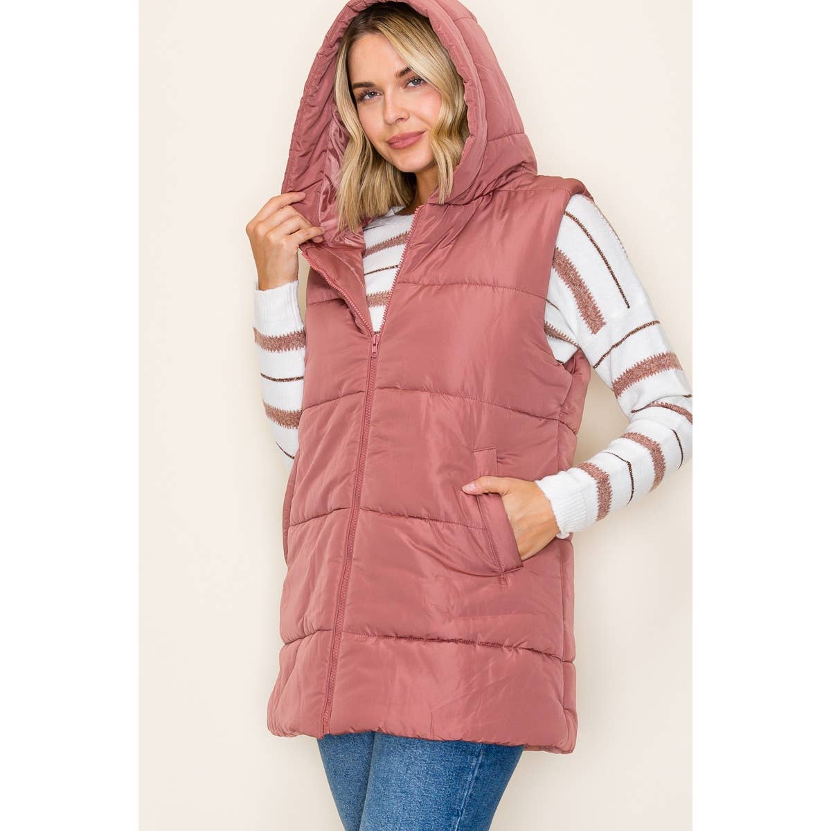 Hooded Puffer Vest