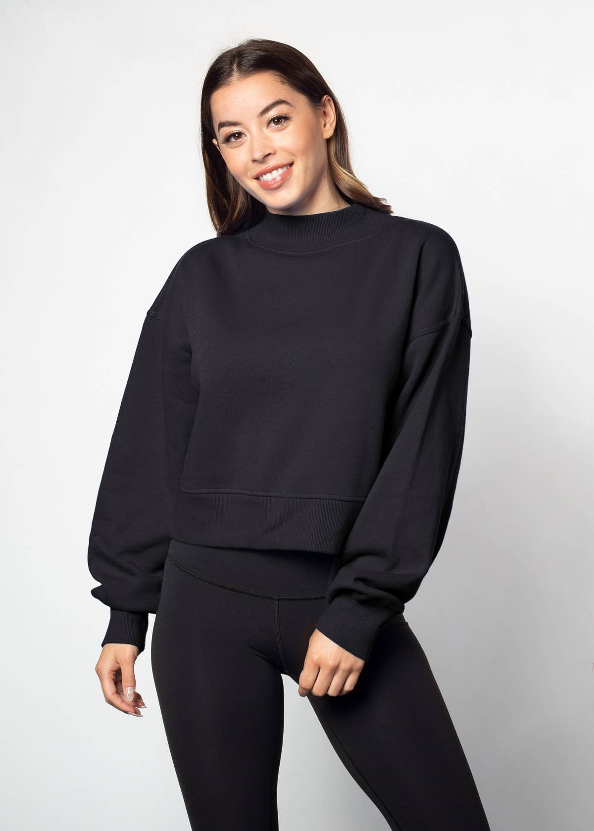 Hailey Sweatshirt, All Colors: Ash Grey / M