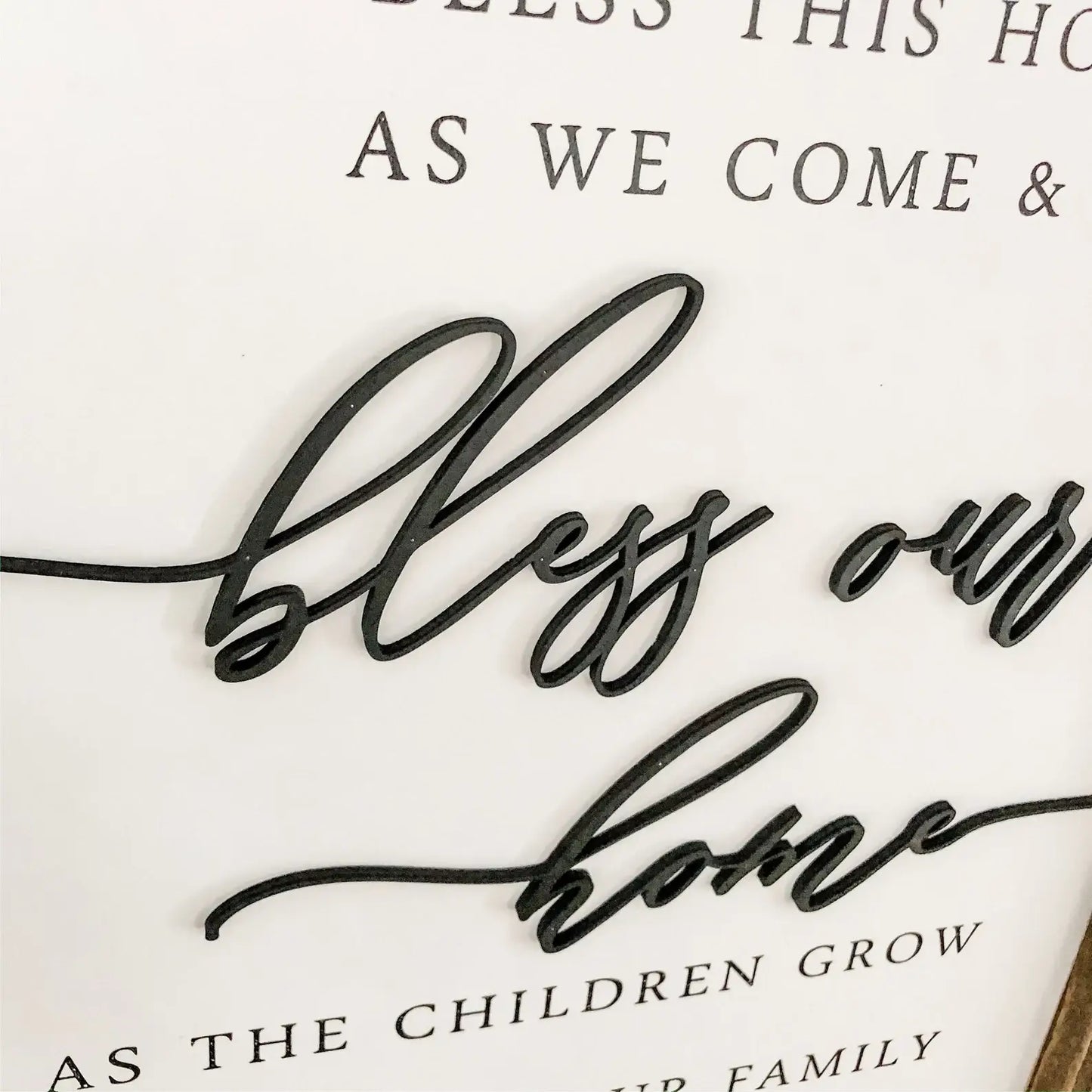 Bless our Home: 11x14