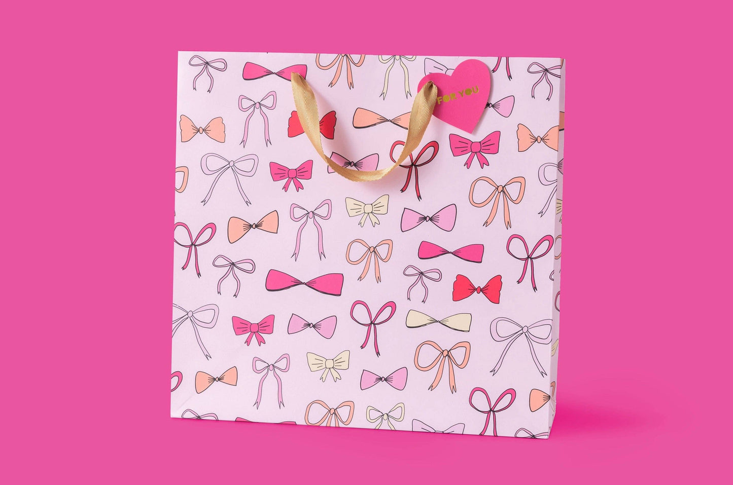 Pink Bows Gift Bag
