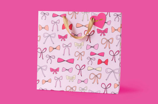 Pink Bows Gift Bag