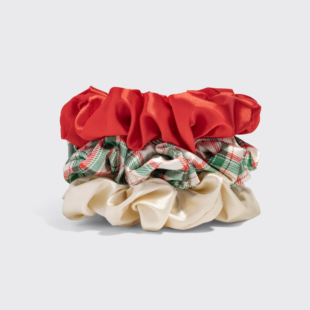 Holiday Scrunchies 3pc Set - Multi-color